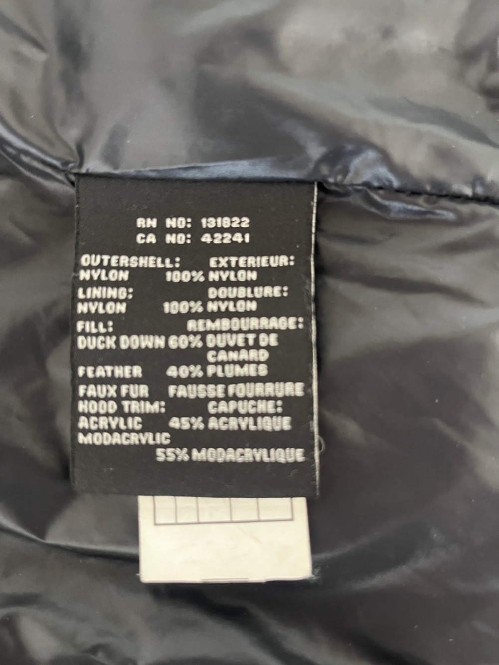 S13 New York Kylie Puffer Vest Black Glossy Down Fill High Neck Small - Picture 3 of 9
